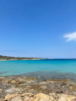 a view of the ocean from the shore at Searenity Home in Ropanianá