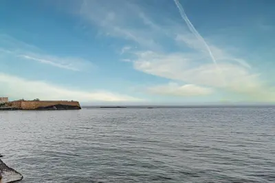 a view of a body of water with a sky at Koum Kapi Studio B1 in Chania Town