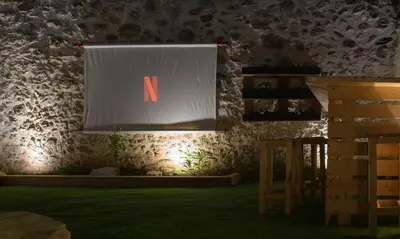 a sign with the letter n on it in a room at Oasis by the sea in Chania Town