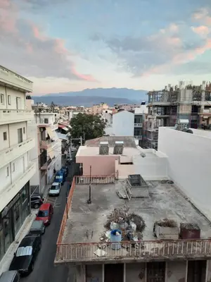 an aerial view of a city with buildings at Apartment Chania - Nea Chora in Chania Town