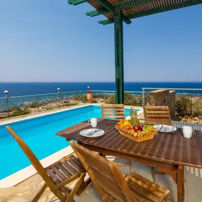 Amazing sea views at villa Elafonissi with private pool