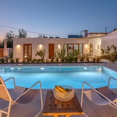 Superior Argilos Cottage Private Pool - 300m From the beach