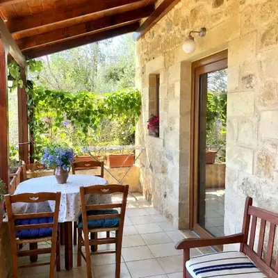 Apartment in natural stone house