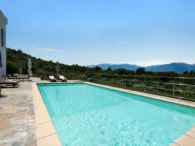 a swimming pool with a view of the mountains at Holiday Home Villa vacanze Agave Creta con piscina privata by Interhome in Litsárdha