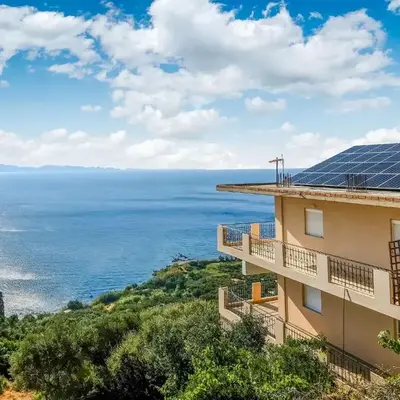 Studio in Ravdoucha with Sea View Balcony