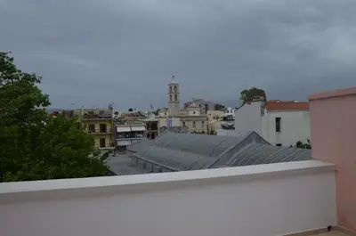 a view from the roof of a building at Santrivani Rooms in Chania Town