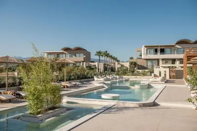 an image of a swimming pool at a resort at Avra Imperial Hotel in Kolymvari