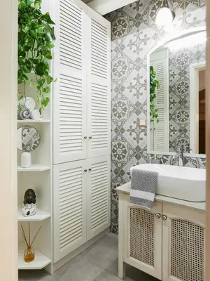 a bathroom with a sink and a mirror at Estia Residence in Chania Old Town in Chania Town