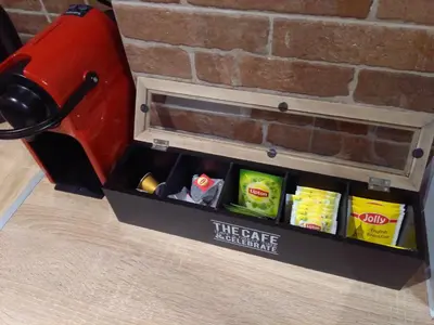 a box with food inside of a brick wall at MOS Luxury City Suites - The R suite in Chania Town