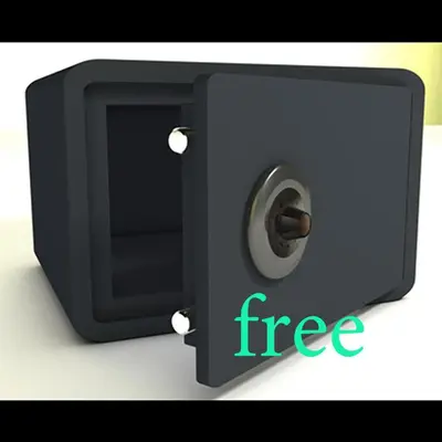 a black box with the word free written on it at Camping Nopigia in Kissamos