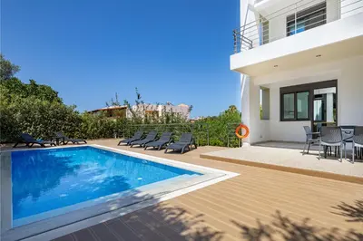 a villa with a swimming pool and a house at Villa Darazzo with Private Pool in Daratso