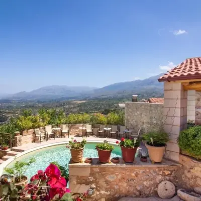 Traditional Crete Villa Villa Blue Mantzourana Stunning Views 1 Bedroom