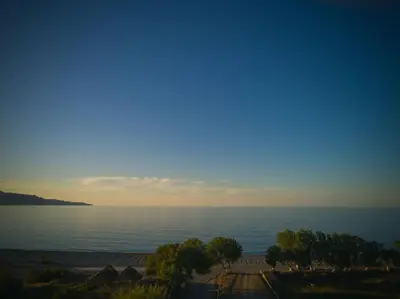 a view of a large body of water at Odos Oneiron Tavronitis Bay in Tavronitis