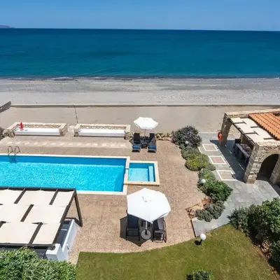 Beachfront villa Turquoise with private pool