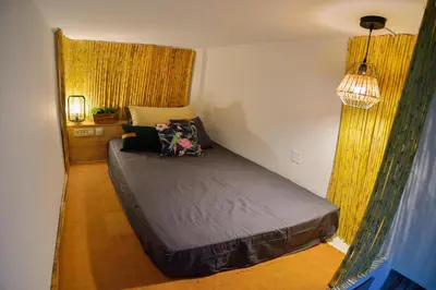 a small bedroom with a bed in a room at Mpoulakis Apt 46 in Kissamos