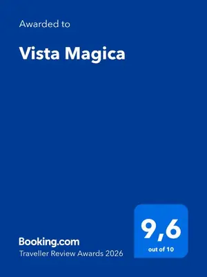 a screenshot of a cell phone with the text wanted to visa magic at Vista Magica in Chania Town