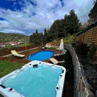 Ampelos Cretan Villa - Private Pool & Heated Ozone Jacuzzi