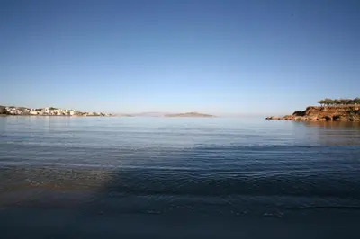 a view of a large body of water at Flamingos Hotel Apartments in Kato Daratso