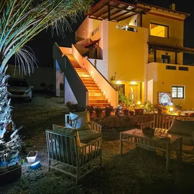 Villa Aitheras with sea views and garden